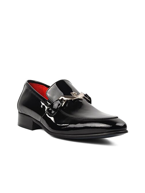 Pierre Cardin 120671 Siyah Rugan Hakiki Deri Erkek Klasik Ayakkabı