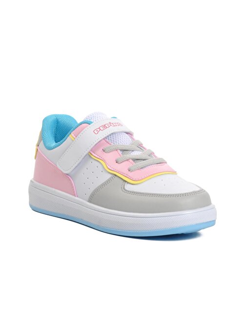 Pepino 964-F Beyaz-Pembe-Turkuaz Çocuk Sneaker