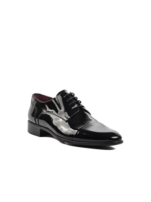 Pierre Loti 0297 Siyah Rugan İçi Dışı Hakiki Deri Erkek Klasik Ayakkabı