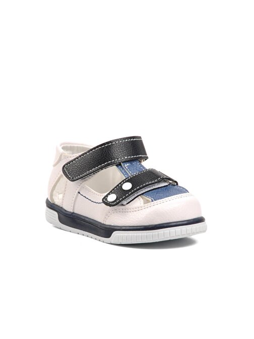 Ayakmod Arz 3200-B Beyaz-Kot Mavi Bebek Günlük Ayakkabı