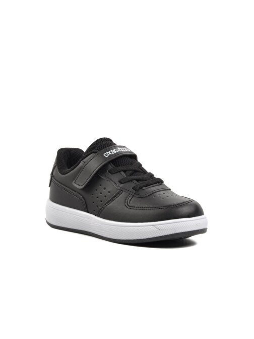 Pepino 964-1-P Siyah-Beyaz Cırtlı Çocuk Sneaker