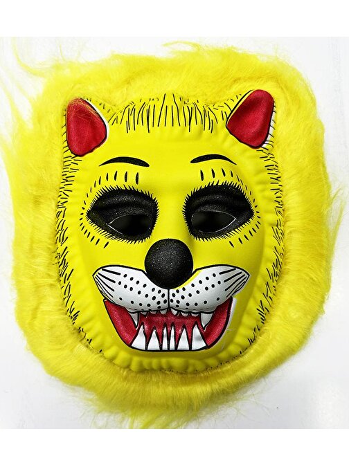 Himarry Köpek Maskesi - Kurt Maskesi - Aslan Maskesi Yetişkin Çocuk Uyumlu Kahve Renk Model 8
