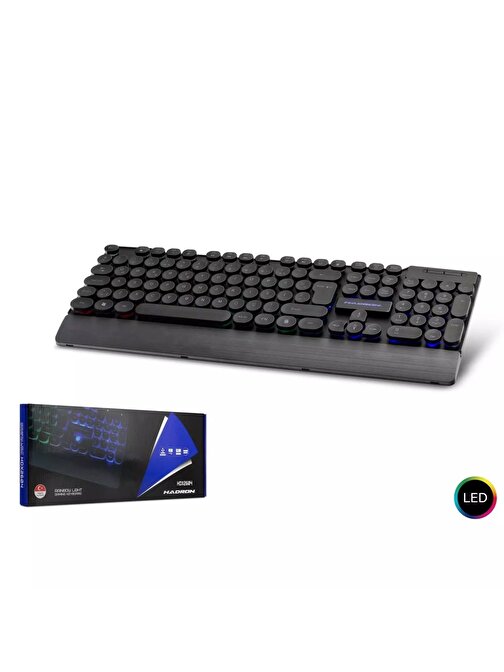 Hadron HDX2604 Türkçe Q Kablolu RGB Klavye