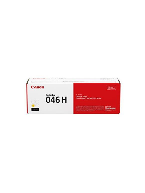 Canon CRG-046H Y MF653-732-734-735 Uyumlu Yüksek Kapasiteli Orjinal Sarı Toner