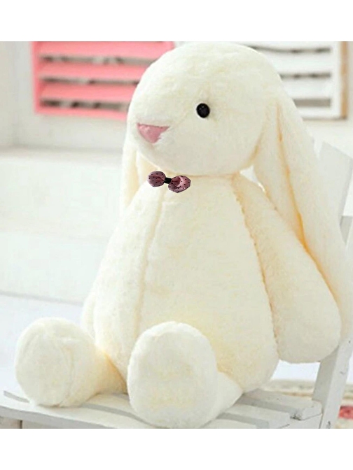 Solemia Uzun Kulak Uyku Arkadaşım Bunny Peluş Tavşan 65 Cm - Çocuğunuzun Uyku Arkadaşı