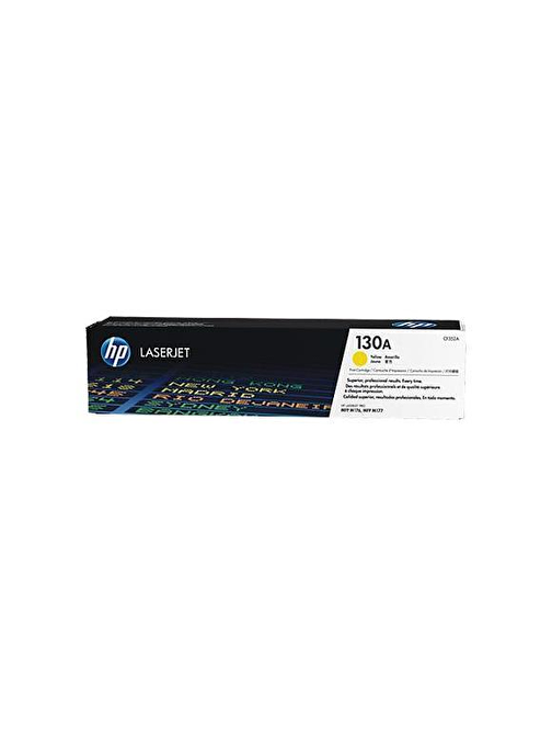 HP 130A CF352A Uyumlu Doldurmalı Orjinal Sarı Toner 1.000 Sayfa