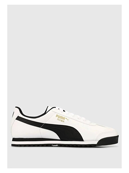 353572-04 Puma Roma Basic Erkek Spor Ayakkabı White-Black 42