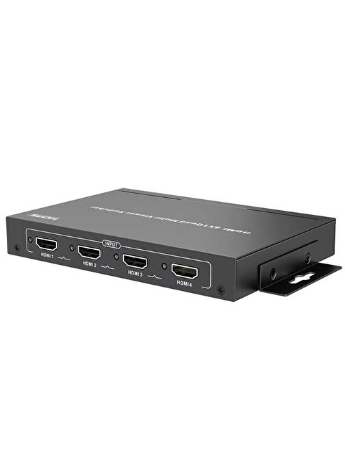 S-Link Swapp SW-HDQS41 4 Port input 1Port Output 120M Cat6 Extender ve Çoklu Switch