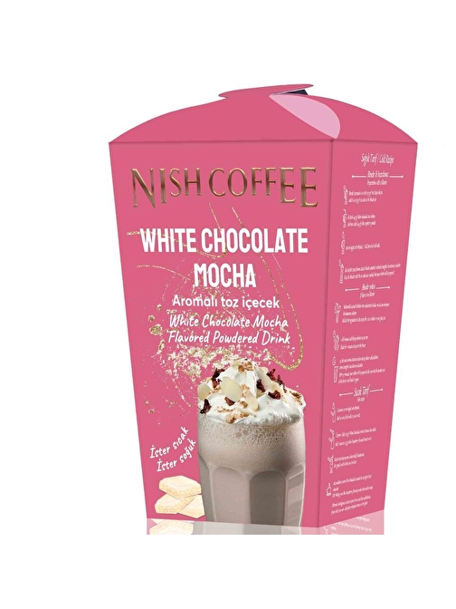 Nish White Chocolate Mocha Aromalı Toz İçecek Kutu 250 gr