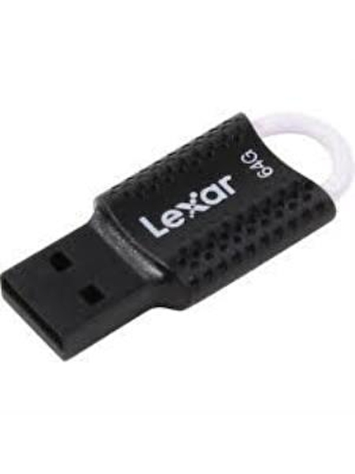 Lexar 64Gb Usb 2.0 Jump V40 Siyah Flash Bellek LJDV40-64GA