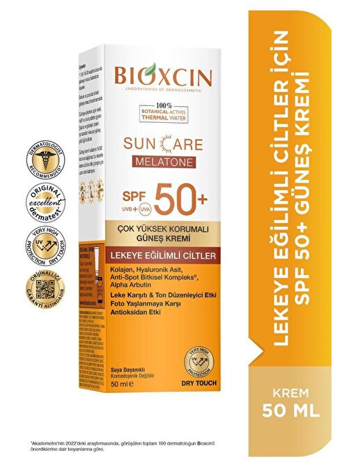 Bioxcin Suncare Lekeye Eğilimli Ciltler Için Çok Yüksek Korumalı Güneş Kremi 50 Spf - Leke Ve Çil