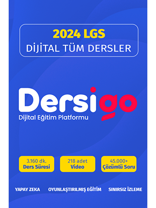 2024 LGS Tüm Dersler Dijital Paket