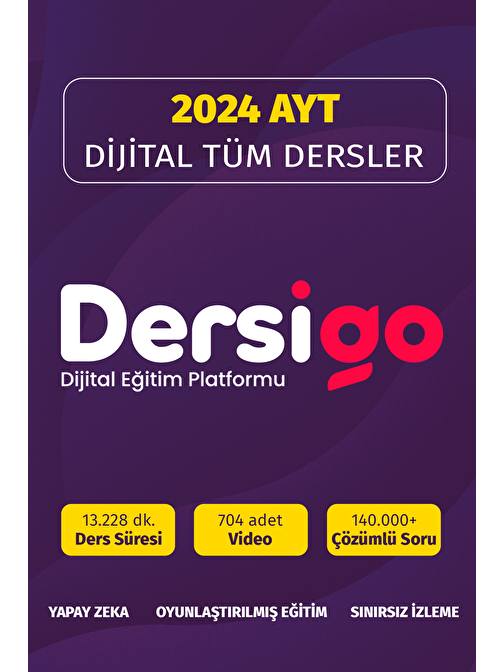 2024 AYT Tüm Dersler Dijital Paket