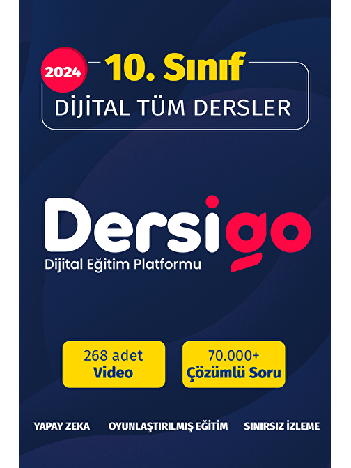 10. Sınıf Tüm Dersler Dijital Paket