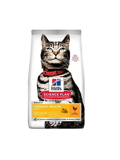 Hills Urinary İdrar Yolu Destekleyici Tavuklu Yetişkin Kedi Maması 1.5 Kg