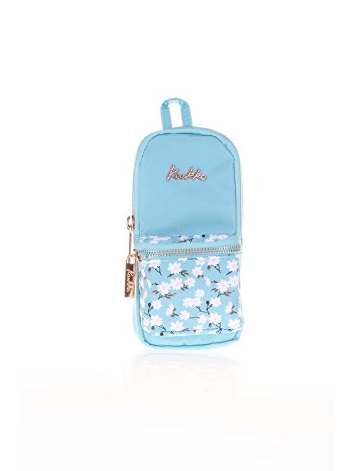 Kaukko K2438 Soft Floral Junior Bag Kalem Çantası Ocean