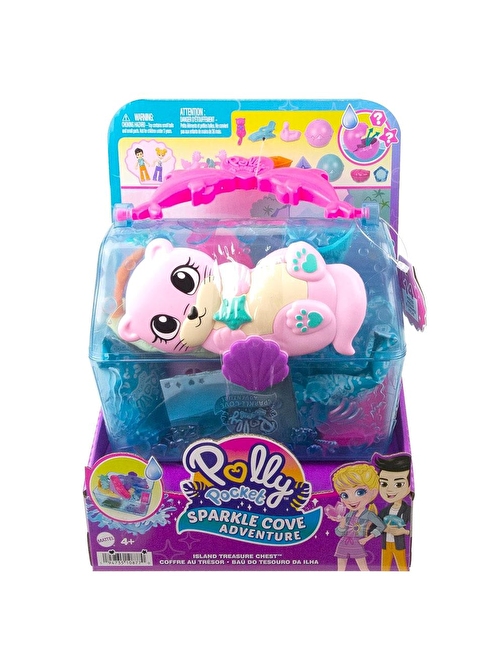 Polly Pocket HKV47Sparkle Cove Kedicik Çizgi Film Karakter Figürü