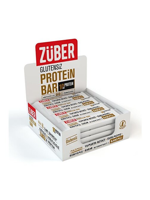 Züber Bademli Protein Barı 35 gr x 12 Adet