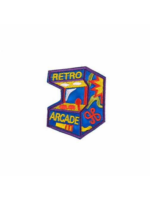 Happy-Nes Retro Arcade Patch/Sticker