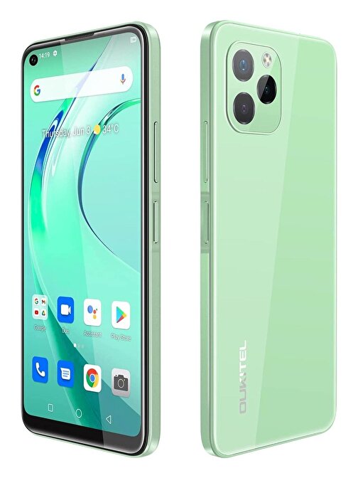 Oukitel C21 Plus 128 GB Hafıza 8 GB Ram 6.39 inç 48 MP Android Cep Telefonu Yeşil