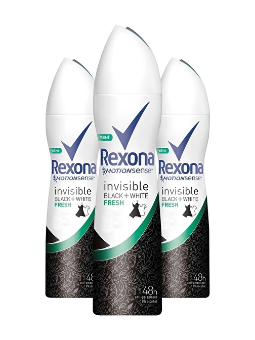 Rexona Invisible Fresh Kadın Sprey Deodorant 150 Ml X 3