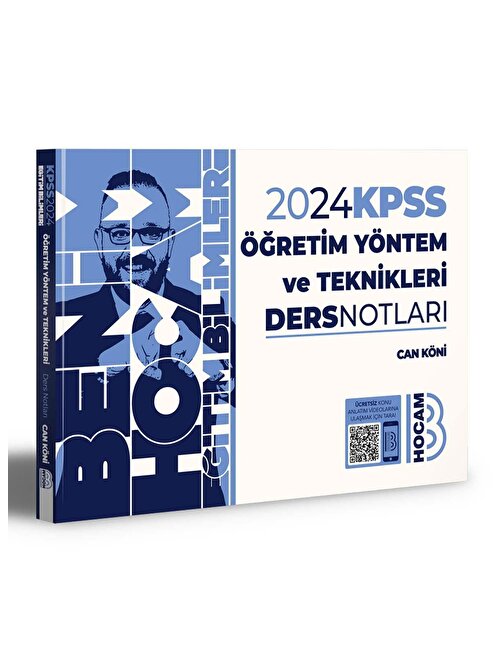 Benim Hocam 2024 Kpss Eğitim Bilimleri Öğretim Yöntem Ve Teknikleri Benim Hocam Yayınları