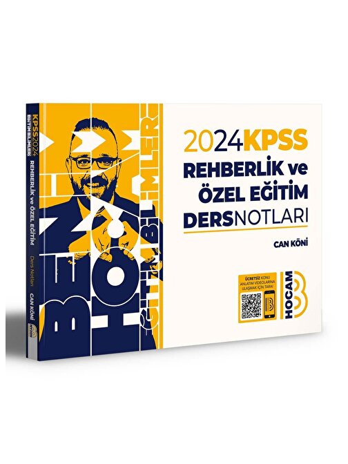 Benim Hocam 2024 Kpss Eğitim Bilimleri Rehberlik Ve Özel Eğitim Ders Notları