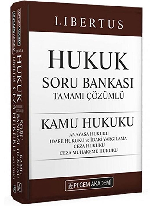 Pegem Yayınları KPSS A Grubu Libertus Hukuk Soru Bankası Pegem Yayınları