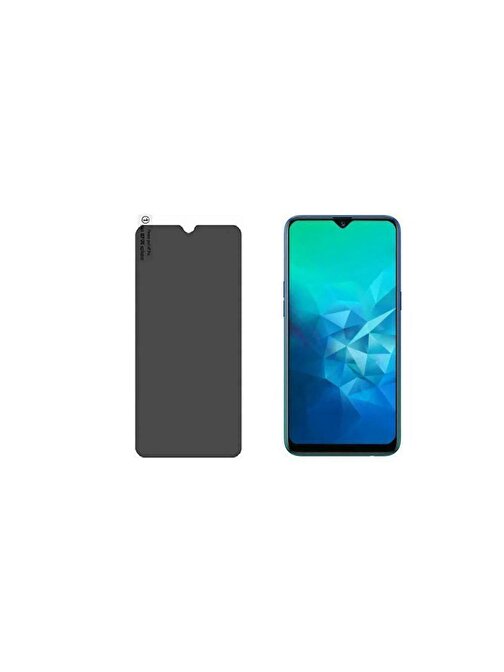 Realme C55 ile Uyumlu HAYALET(Privacy) Esnek 9H Nano Kırılmayan Ekran Koruyucu