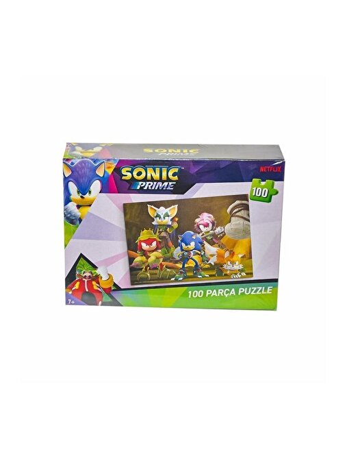 Laço Kids SO7908 Sonic Temalı Çocuk Puzzle 100 Parça 3+ Yaş