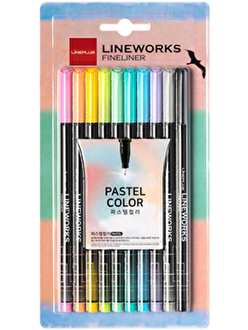 Lineplus Lineplus Lineworks Fineliner Pastel Renkler