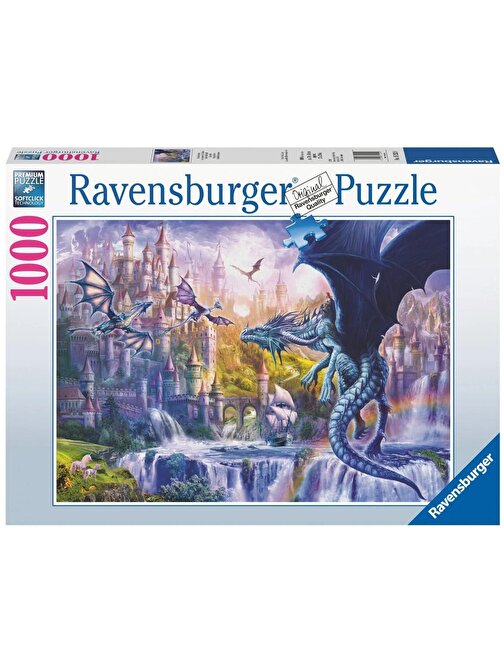 Ravensburger 1000 Parça Puzzle Ejderha Şatosu 152520