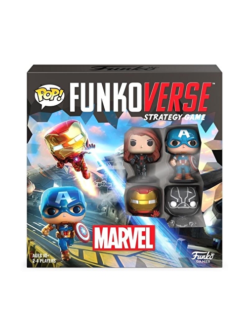 Funko Funkoverse Strateji Oyunu: Marvel 100 4'lü Paket