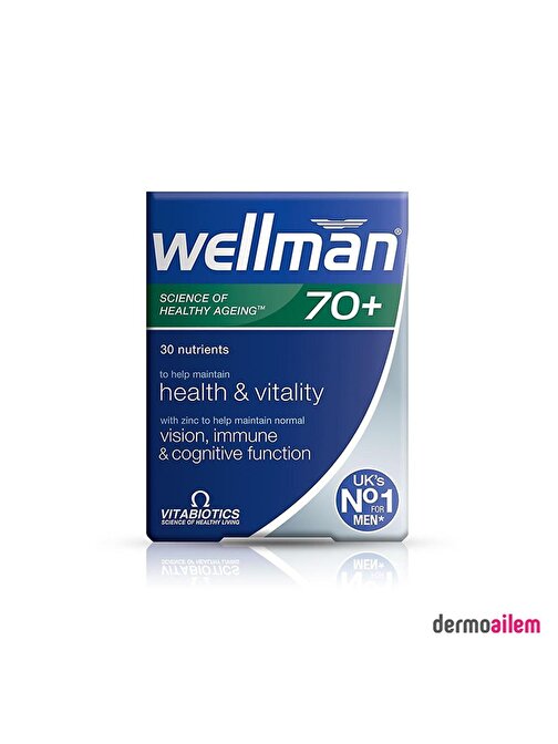 Vitabiotics Wellman 70+ 30 Tablet