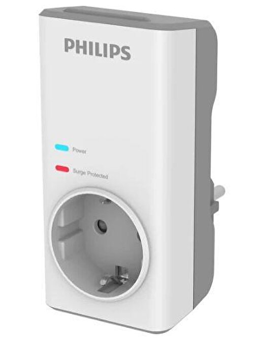 Philips Chp7010W Tekli Akım Koruma Priz 1140J Beyaz