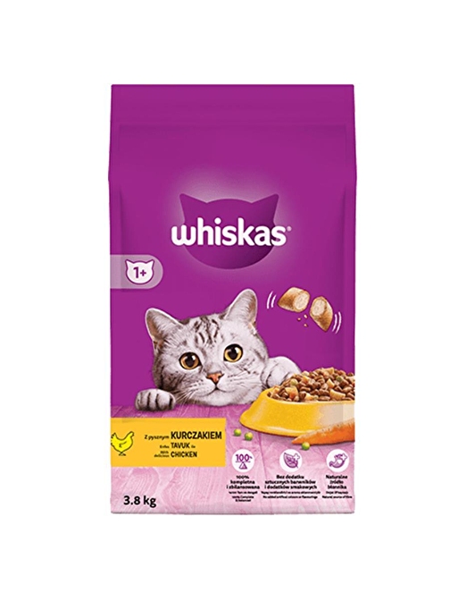 Whiskas Tavuklu Yetişkin Kedi Maması 3,8Kg