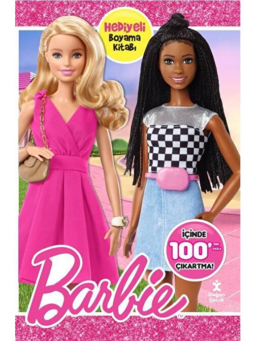 Barbie 100+ Çıkartma Hediyeli Boyama Kitabı