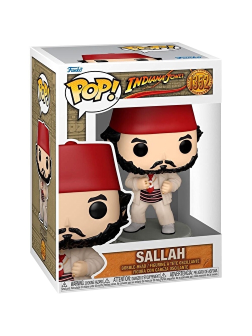 Funko Pop Movies: Indiana Jones - Sallah Çizgi Film Karakter Figürü