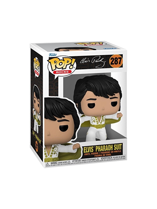 Funko Pop Rocks: Elvis Presley - Pharaoh suit İnsan Karakter Figürü