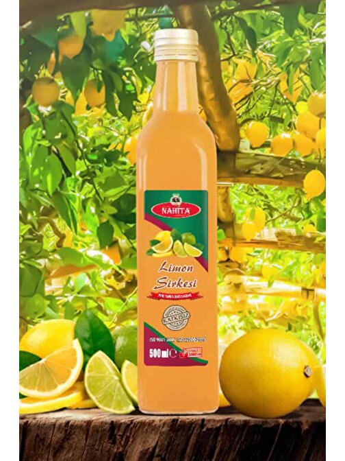 Limon Sirkesi %100 Doğal Katkısız 500 ml