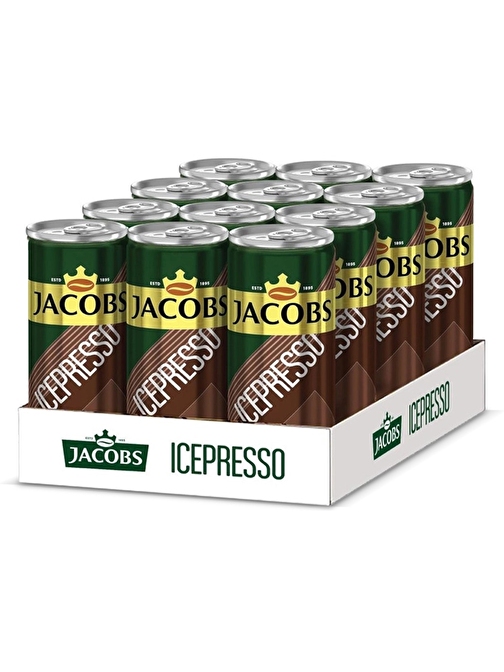 Jacobs Icepresso Classic Soğuk Kahve 250 Ml X 12 Adet