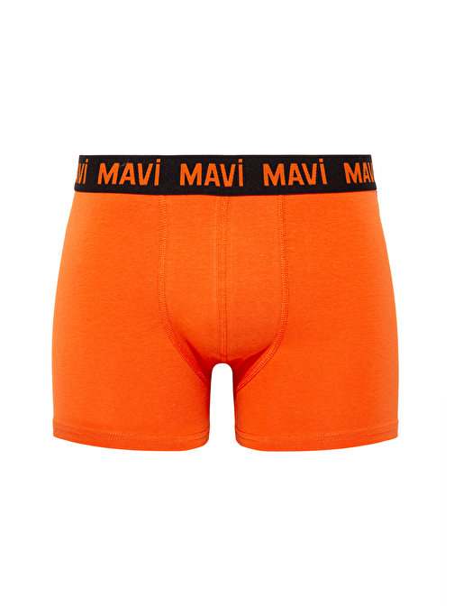 Mavi - Turuncu Basic Boxer 0911077-82676