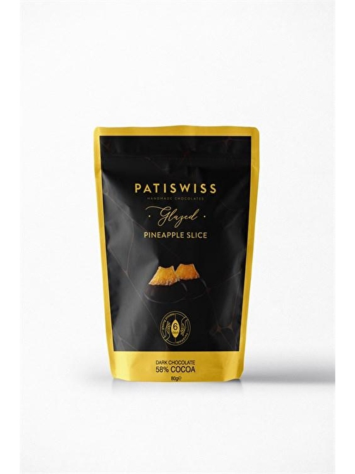 Patiswiss Glazed Serisi Bitter Çikolatalı Ananas Dilimi