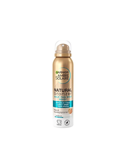 Garnier Ambre Solaire Natural Bronzer Güneşsiz Bronzlaştırıcı Sprey 150 ml