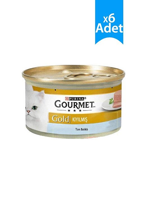 Gourmet Gold Kıyılmış Ton Balıklı Kedi Konservesi 85 gr X 6 Adet