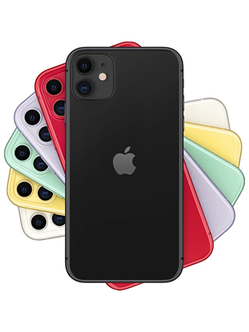 Apple iPhone 11 64 GB Hafıza 4 GB Ram 6.1 inç 12 MP Çift Hatlı iOS Akıllı Cep Telefonu Siyah