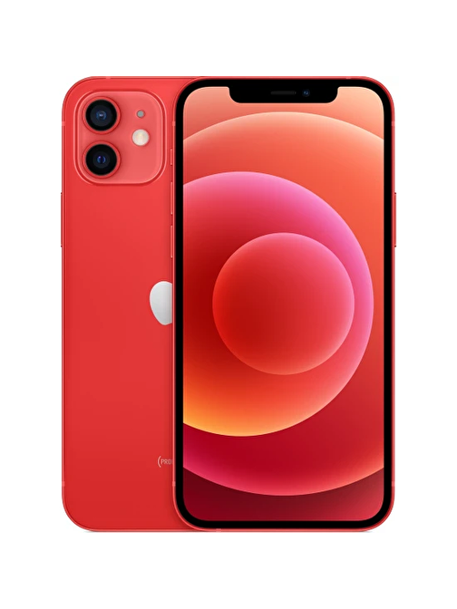 Apple iPhone 12 64 GB Hafıza 4 GB Ram 6.1 inç 12 MP Çift Hatlı iOS Akıllı Cep Telefonu Kırmızı