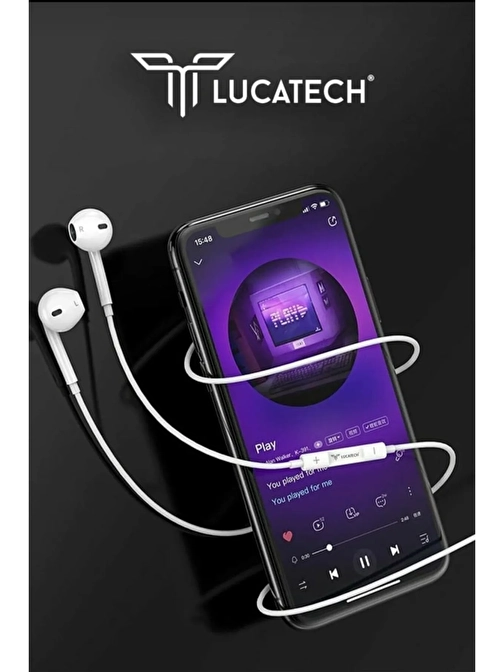 Marvel Lucatech Samsung Xiaomi Oppo Huawei Uyumlu Kablolu Kulakiçi Kulaklık 3.5 Mm Jack Orjjl 2 Yıl Garantili