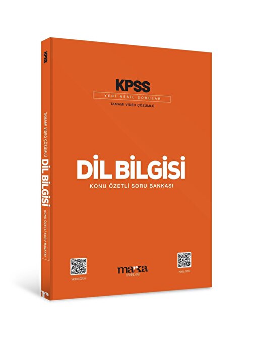 Marka Yayınları 2024 KPSS Dil Bilgisi Konu Özetli Yeni Nesil Soru Bankası Tamamı Video Çözümlü Marka Yayınları