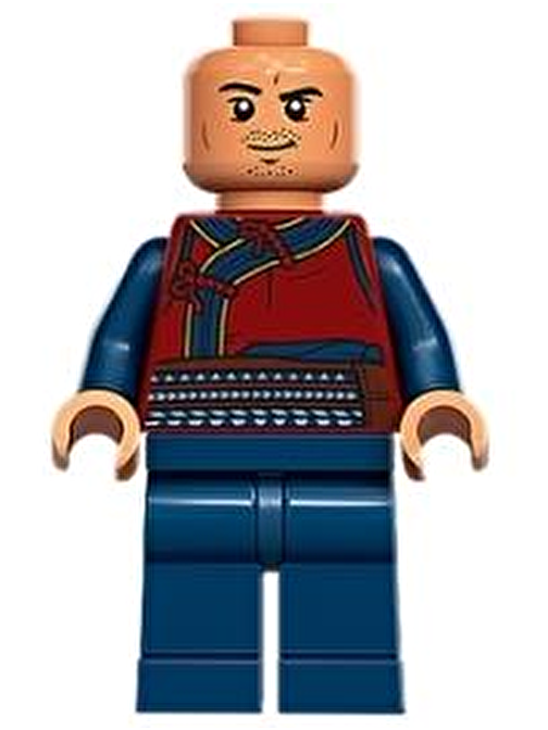 Lego Minifigür SH826 Wong - Dark Red Robe, Dark Blue Legs Minifigür Yaratıcı Bloklar 5 Parça Plastik Figür